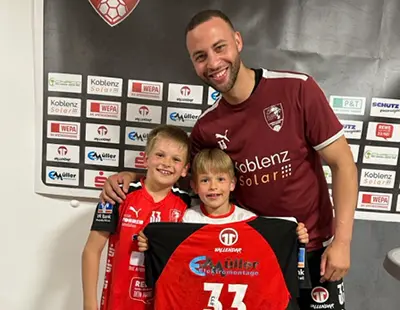 Spielerpatenschaft beim Handballverein Vallendar Engagement beim HV Vallendar